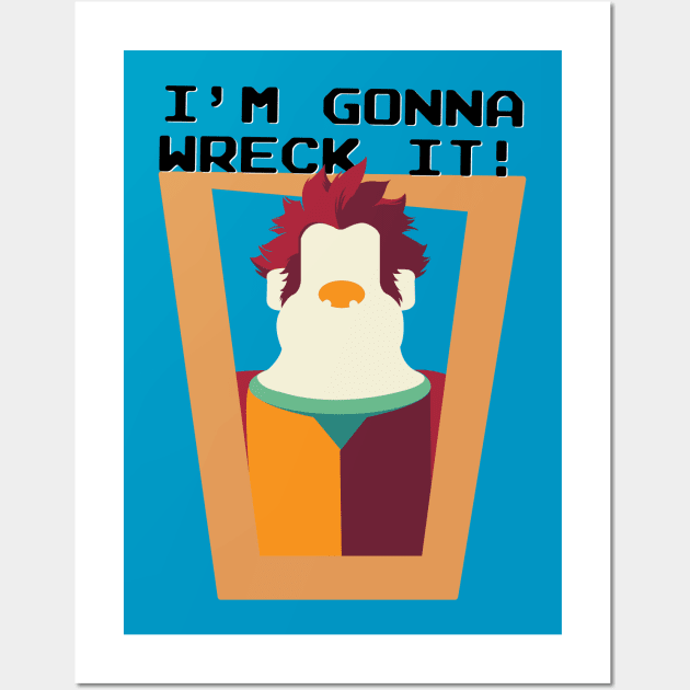 Wreck It Wall Art by WereAllMadBoutique